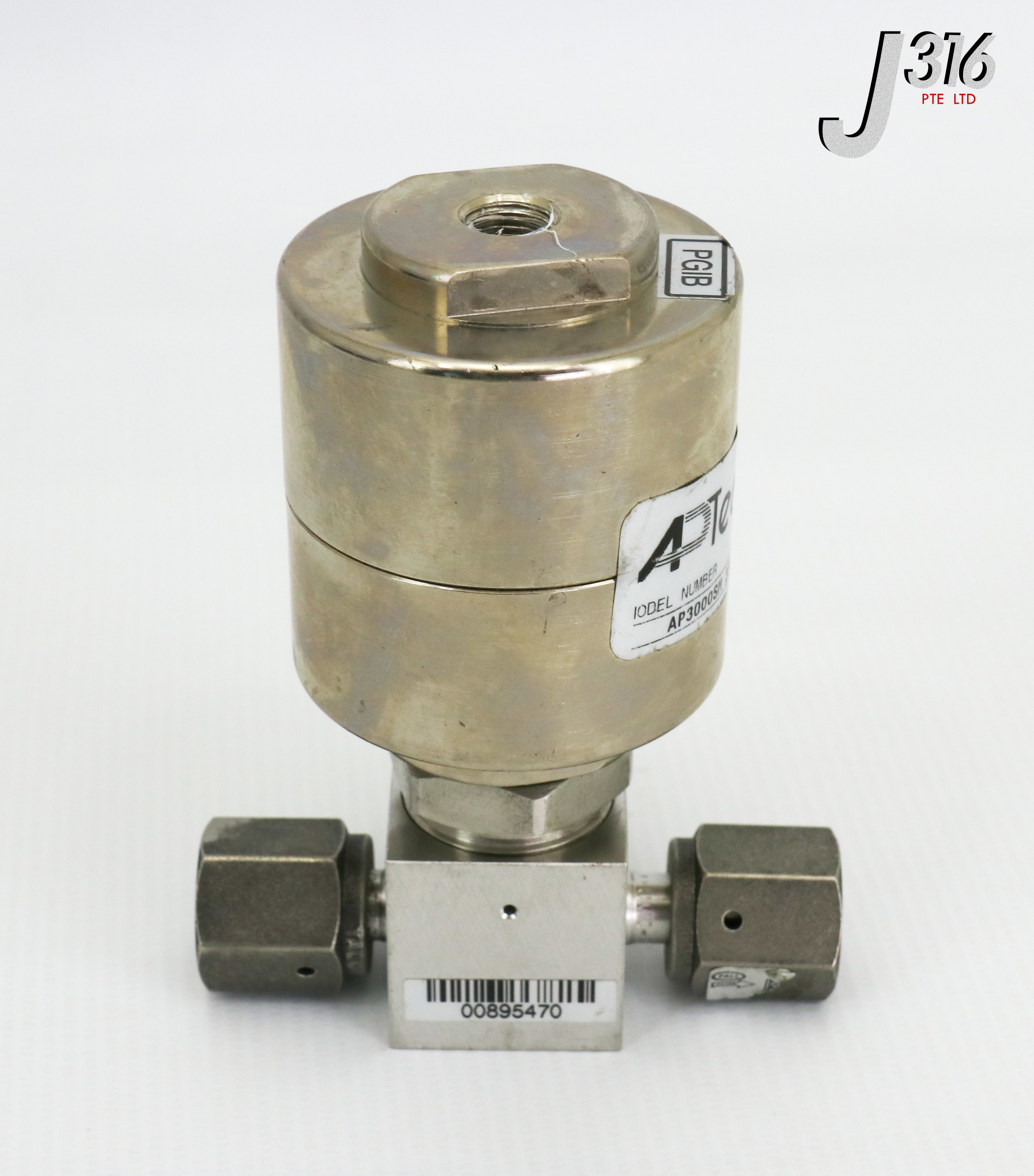 20624 APTECH 3 WAY DIAPHRAGM VALVE 1 4 VRC 3000PSI AP3000SM 3PWE